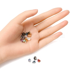 120шт 12 стильные гальванические стеклянные бусины нити&nbsp;EGLA-YW0001-52