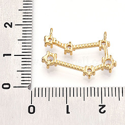 Pendentifs avec zircon cubiques à micro-pavés en laiton&nbsp;KK-N261-120A-G