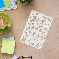 Große wiederverwendbare Zeichenschablonen aus Kunststoff&nbsp;DIY-WH0202-161