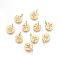 Латунные микро проложить кубического циркония подвески&nbsp;KK-O118-12MG