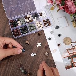 116шт. 9 стиля наборы бусин из натуральных и синтетических камней&nbsp;G-SC0003-62