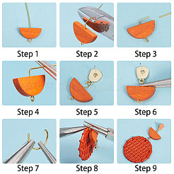 Fare orecchino fai-da-te&nbsp;DIY-SC0008-40