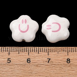 Perles en porcelaine manuelles&nbsp;PORC-F013-02