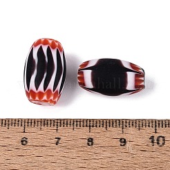 Cuentas de barril de vidrio millefiori hechas a mano&nbsp;LA-N002-09A