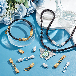 12 шт. 2-х цветные застежки-крючки из цинкового сплава и S-образные застежки&nbsp;FIND-PH0009-20