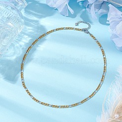 Цепи Фигаро из нержавеющей стали 304 для мужчин&nbsp;NJEW-JN05038