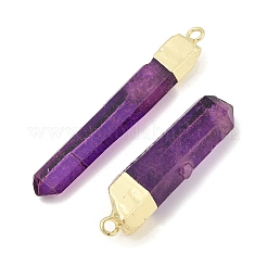 Pendentifs pointus en cristal de quartz naturel&nbsp;G-P253-03G-11