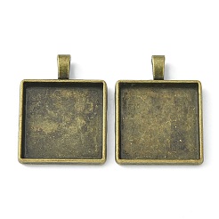 Pendente in lega basi per cabochon&nbsp;PALLOY-N0088-06AB-NF