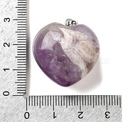 Подвески из натурального аметиста &nbsp;G-C188-03F