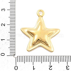 Strassanhänger aus 304er Edelstahl und Polymer Clay&nbsp;RESI-R155-012G-01