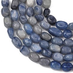 Natürlichen blauen Aventurin Perlen Stränge&nbsp;GG-C286-A32