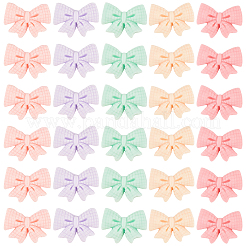 50 шт. 5-х цветные смоляные кабошоны в виде бантов из мультфильмов&nbsp;FIND-SC0019-58