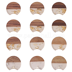 Pendentifs en résine & en bois&nbsp;RESI-CJ0001-57
