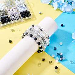 500шт. набор стеклянных бусин 20 стилей&nbsp;GLAA-TA0002-96