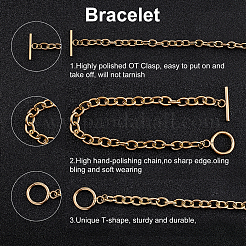 Браслеты-цепочки из нержавеющей стали 304 унисекс&nbsp;BJEW-UN0001-09