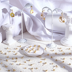 100 шт. фурнитура для сережек-гвоздиков из нержавеющей стали 304&nbsp;STAS-BBC0008-46