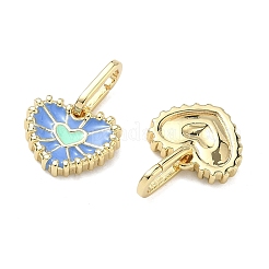 Подвески из латуни и эмали&nbsp;KK-F933-05C-G