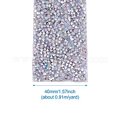 Блестящая смола исправления горный хрусталь (клей-расплав на спине)&nbsp;OCOR-TA0002-02-40mm