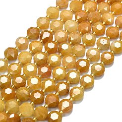 Природный Топаз нефрита бисер нитей G-C116-A121-01