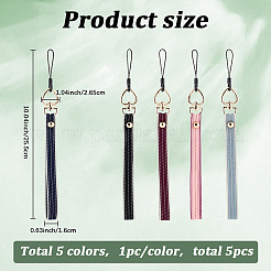 5 шт. 5-х цветные тканевые шнуры для мобильных ремней&nbsp;MOBA-GF0001-09