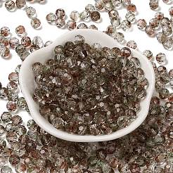 Прозрачные цвета стеклянные круглые бусины&nbsp;SEED-F006-04A-04