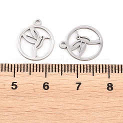 Anhänger aus 304 Edelstahl&nbsp;STAS-E521-07P-01