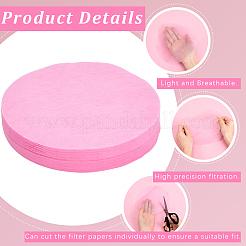100 Stück Vliesstoff-Nagelstaubfilterpapier&nbsp;AJEW-GF0015-09A