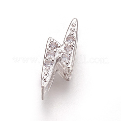 Ottone micro spianare fascini dello scorrevole zirconi&nbsp;ZIRC-P077-06-NR