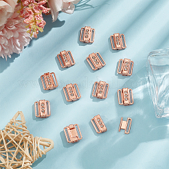12 Stück Bikini-Clips aus Zinklegierung mit Strassen&nbsp;FIND-GO0003-20RG