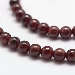 Натуральный гранат шарик нити&nbsp;G-P217-33-4mm