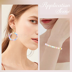 600 шт. Искусственные нефритовые стеклянные бусины&nbsp;DGLA-PA0001-06C