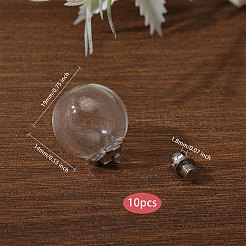 10 шт. подвески из прозрачного стекла с резьбой&nbsp;GLAA-CA0001-61