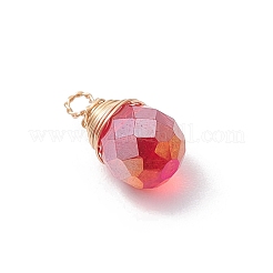 Pendenti in ottone e vetro&nbsp;PALLOY-JF03369-01