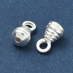 925 подвеска в форме капли из стерлингового серебра с рифленой поверхностью.&nbsp;STER-A050-06S