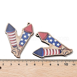 Большие деревянные подвески&nbsp;WOOD-D028-01J