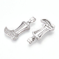 Латунные микро проложить кубического циркония подвески&nbsp;KK-N254-239P