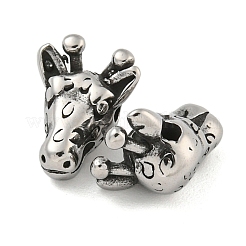 Ретро бусины из нержавеющей стали 304&nbsp;STAS-B071-19AS