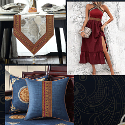 Ruban large jacquard en polyester&nbsp;OCOR-WH20006-71D