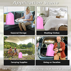 Сумки для хранения из ткани оксфорд с завязками&nbsp;AJEW-WH20816-044B-02