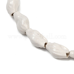 Фарфоровые бусины ручной работы серии «Океан»&nbsp;PORC-R002-04A-05