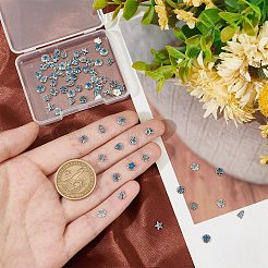 7 шт. 7-х цветные латунные подвески с кубическим цирконием&nbsp;KK-DR0001-03