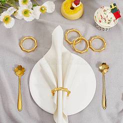 6 шт. Кольца для салфеток из сплава&nbsp;AJEW-CP0009-05G