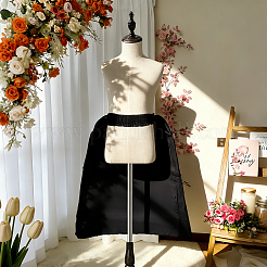 Sottoveste da sposa ovale in poliestere e filo d'acciaio per donna&nbsp;DIY-WH0591-492B