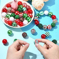 Kits de fabrication de pendentifs en perles acryliques rondes&nbsp;DIY-CJC0006-17