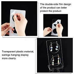 Прозрачные акриловые стойки для серег&nbsp;EDIS-WH0012-18