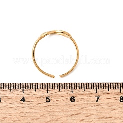 5 шт. открытые манжеты из нержавеющей стали 304 для женщин&nbsp;RJEW-K313-12G