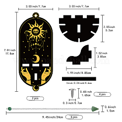 Kit de fabrication de pendule divinatoire DIY&nbsp;DIY-CN0002-07