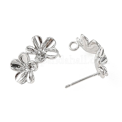 Accessoires de boucles d'oreilles en laiton shegrace&nbsp;XGRQ64787-871P