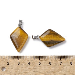 Природных тигровый глаз подвески&nbsp;G-C110-05C-P