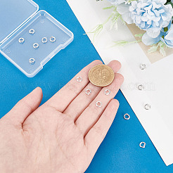 15 Stück 925 offene Biegeringe aus Sterlingsilber&nbsp;STER-PH0001-41